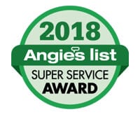2018 Super Service Award from Angie's List